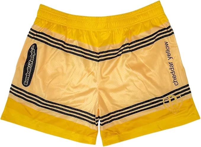 Baseball Lifestyle 101 Boy's Crayon Mesh Shorts w/Side Pockets and Elastic Waist, 5 in Inseam, Youth Sizes S-XL