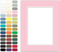 Poster Master Pink Matboard – 4-Ply Acid-Free Picture Mat Board by PosterMaster