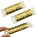 HAHIYO 26Gauge Golden Metal Floral Wire by HAHIYO