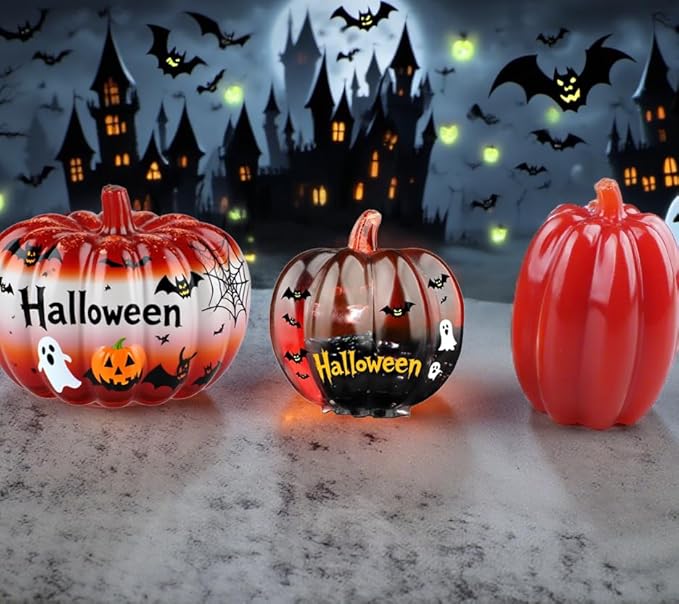 3Pack Mini 3D Pumpkin Molds for Resin, Resin Pumpkin Mold, Pumpkins Silicone - Image 3