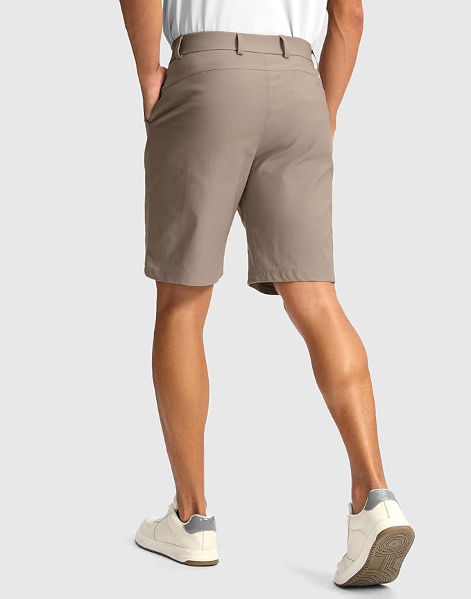 G Gradual Men's Golf Dress Shorts 5"/ 7"/ 9" Stretch Casual Work Flat Front Shorts for Men with 3 Pockets Quick Dry