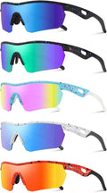Kids Sunglasses Youth Baseball Sunglasses for Boys Girls 3-12 Polarized Softball Sports Goggles UV Protection