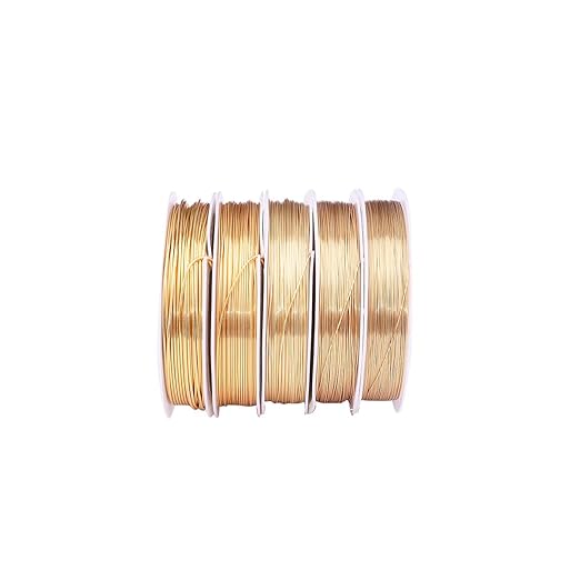 KC Gold Copper Wire 0.8mm Bead Cord - Image 2