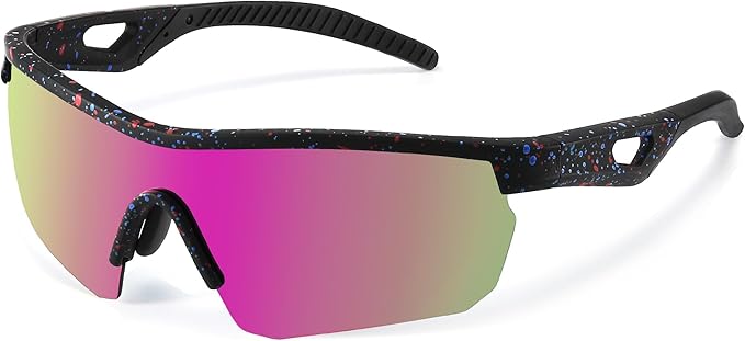 Kids Sunglasses Polarized Youth Baseball Sunglasses Softball Cycling Sports Sun Glasses Boys Girls