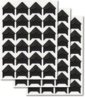 GOONAVI 15 Sheets 360 Pcs Black Acid-Free Photo Corners Mounting Self Adhesive by GOONAVI