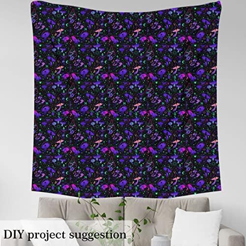 jejeloiu Mushroom Fabric by The Yard Soft 1 Yards
