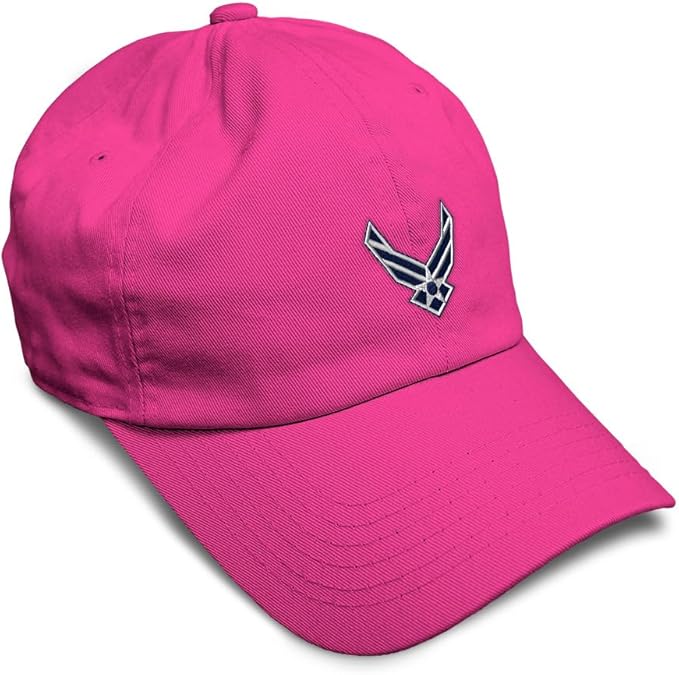 Speedy Pros Soft Baseball Hat Embroidered Dad Hat Air Force Emblem Embroidery Men & Ladies Baseball Cap Cotton
