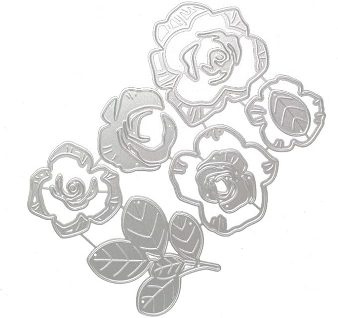 Cutting Dies Metal Stencils Scrapbooking Tools Flowers Lace Frame DIY Embossing - Image 6
