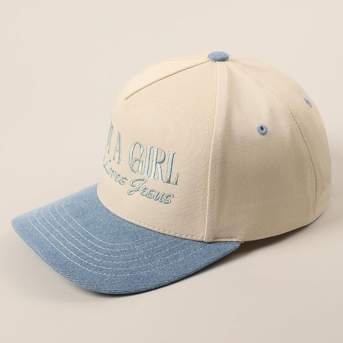 MIRMARU Two-Tone Vintage Canvas Trucker Hats for Men & Women, Adjustable Size Baseball Caps with Trendy Embroidered Design