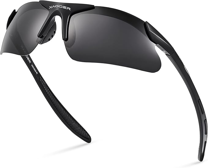 Xagger Kids Youth Polarized Sports Sunglasses for Boys Girls Baseball Softball Glasses TR90 Frame