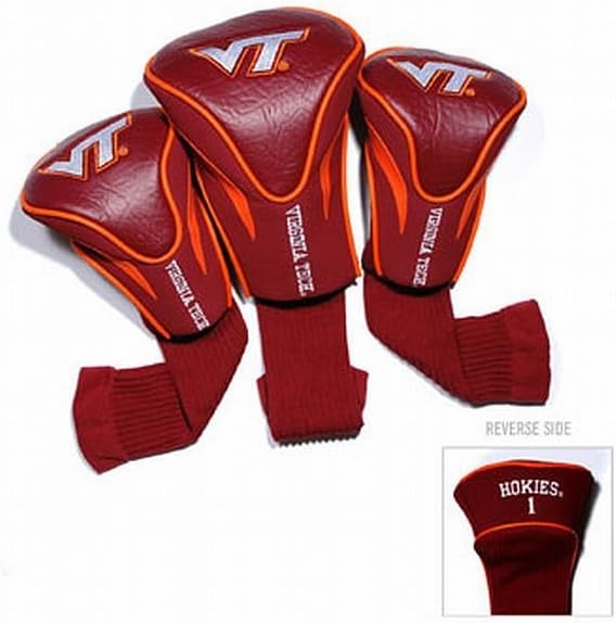 Team Golf NCAA Florida Gators Contour Golf Club Headcovers (3 Count) Numbered 1, 3, & X, Fits Oversized Drivers, Utility, Rescue & Fairway Clubs, Velour Lined for Extra Club Protection