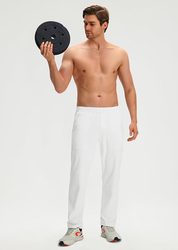 M MAELREG Sweatpants for Men with Pockets Stretch Joggers Lightweight Track Pants for Running Golf Mens Sweatpants Joggers