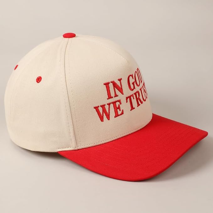 MIRMARU Two-Tone Vintage Canvas Trucker Hats for Men & Women, Adjustable Size Baseball Caps with Trendy Embroidered Design