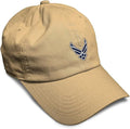 Speedy Pros Soft Baseball Hat Embroidered Dad Hat Air Force Emblem Embroidery Men & Ladies Baseball Cap Cotton