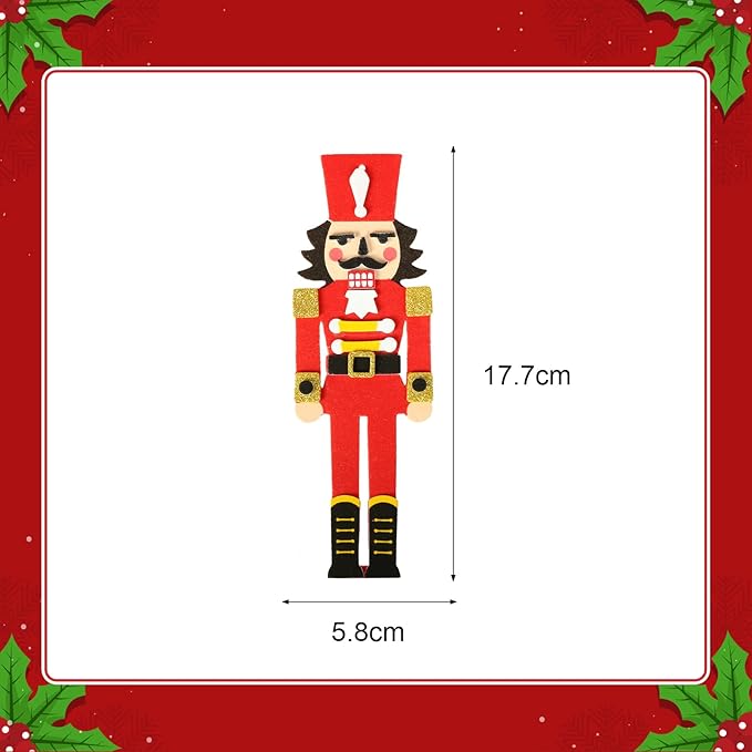 Fennoral 12 Pack Nutcracker Craft Kit - Image 7