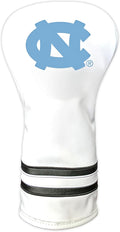 Team Golf NCAA White Vintage Driver Golf Club Headcover, Form Fitting Design, Retro Design