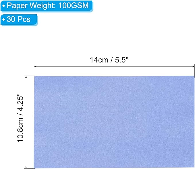 PATIKIL 30 Sheets Vellum Paper 4.25x5.5, Vellum Paper Printable Translucent - Image 2