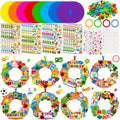 Hollowfly 48 Sets Back to School Craft Kits DIY Wreath for First Day