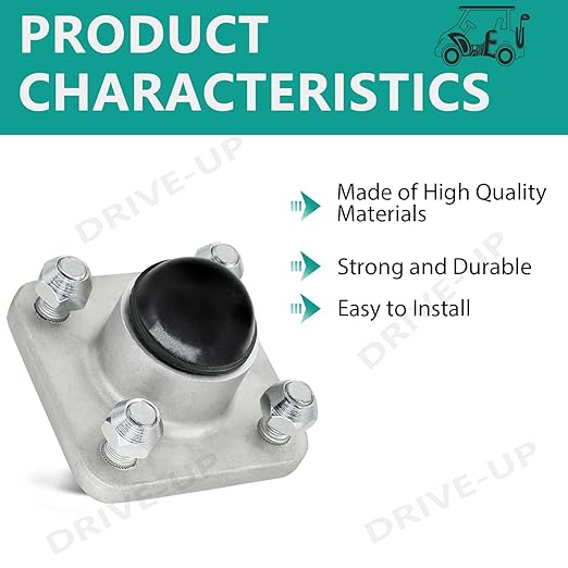 DRIVE UP 2 PCS Golf Cart Front Wheel Hubs Fits for Yamaha G2/G8/G9/G14/G16/G19/G22/G29 Drive Golf Carts, OEM JG5-WF511-10-00 JG5-WF511-00