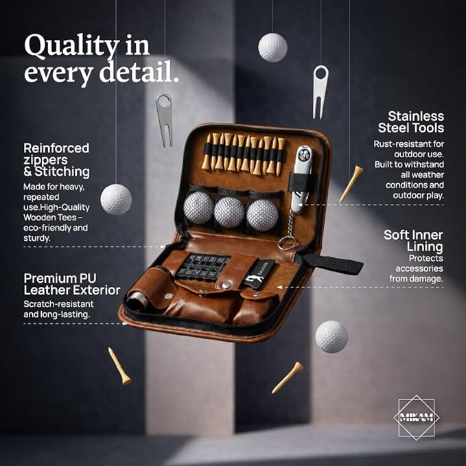 MIKAM Golf kit Golf Balls for Men Golf Accessories Golf Accessories for Men Golf Accessories for Women Golf Set Womens Golf Set Golf Sets for Men Golf Kits Golf Set Men Golf Set for Women