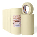 TAPEBEAR General Purpose Masking Tape Beige White 1.41 Inches x 60 Yards by TAPEBEAR