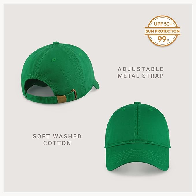 CHOK.LIDS Everyday Premium Dad Hat Unisex Cotton Baseball Cap for Men and Women Adjustable Lightweight Polo Style Curved Brim