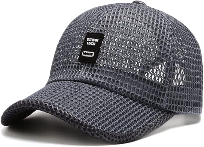 FASHIXD Summer Mesh Baseball Cap for Men Women Trucker Mesh Hat Baseball Hats Outdoor Sports Running hat