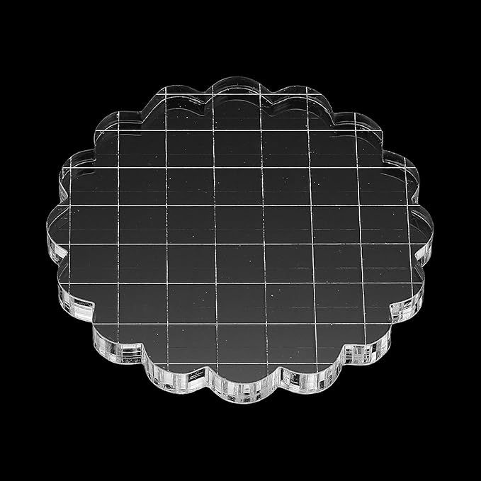 PATIKIL 3" Acrylic Stamp Block - Image 5