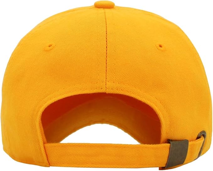 KBETHOS Classic Unisex Cotton Adjustable Low Crown Baseball Cap – Plain Dad Hat