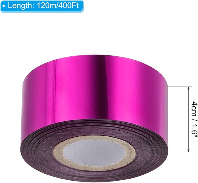 PATIKIL 1.6"x400Ft Hot Stamping Foil Paper, Heat Transfer Hot Stamping Paper - Image 2
