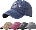 Vintage Washed Cotton Baseball Caps for Women Men Classic Route 66 Embroidered Sun Protection