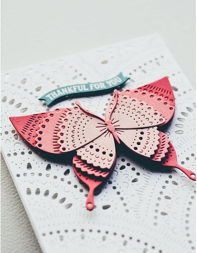 Mvchifay Cutting Dies for Card Making Metal Die-Cuts Scrapbooking Tool Hollow - Image 4