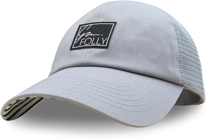 Baseball Cap for Women in Cute Dad Hat Design with Mesh to Stay Cool at The Beach in Summer
