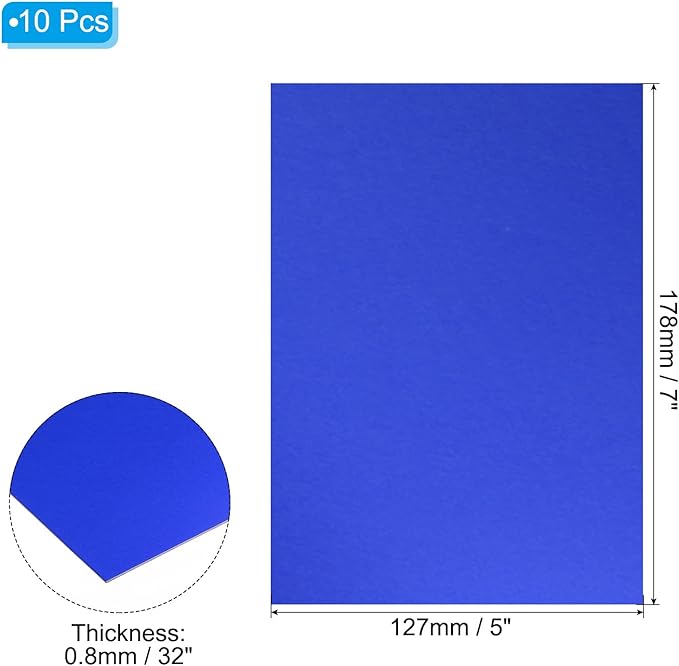 PATIKIL 7x5x1/32inch Anodized Aluminum Sheet - Image 2