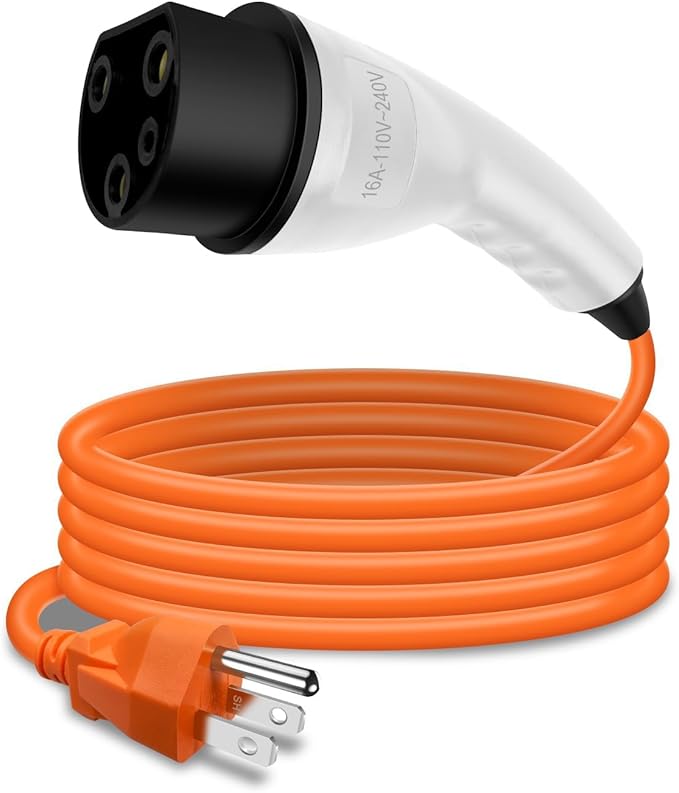 Charging Power Cord Assembly Fits for Evolution ICON Golf Carts,110V-240V 16A 3 pin Golf Cart Charge Plug and 10FT Cable,Replace OEM# 2.04.0620 ST-031016-PT （Plug and Play）