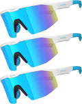 Eazyrun Youth Kids Polarized Sports Sunglasses for Age 8-12 Softball Baseball Cycling Glasses UV Protection for Girl Boy