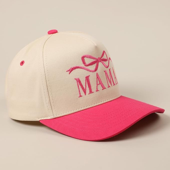 MIRMARU Two-Tone Vintage Canvas Trucker Hats for Men & Women, Adjustable Size Baseball Caps with Trendy Embroidered Design
