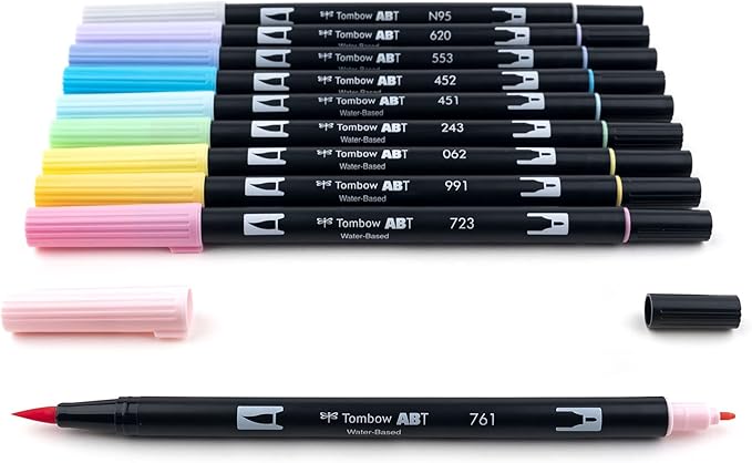 Tombow 56187 Dual Brush Pen Art Markers, Brush and Fine Tip Markers - Image 4