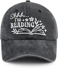 I'm Reading Hats for Men Women, Funny Adjustable Book Lovers Baseball Cap