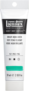 Liquitex Professional Heavy Body Acrylic Paint, 2-oz Tube, Bright Aqua Green by Liquitex