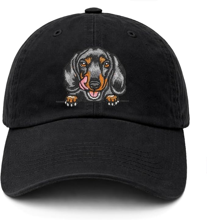 Pet Dog Lover Gifts,Embroidered Dog Baseball Hats for Men Women Dad Mom