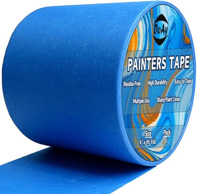 Blue Painters Tape 4 Inches x 45 Yards - Image 9