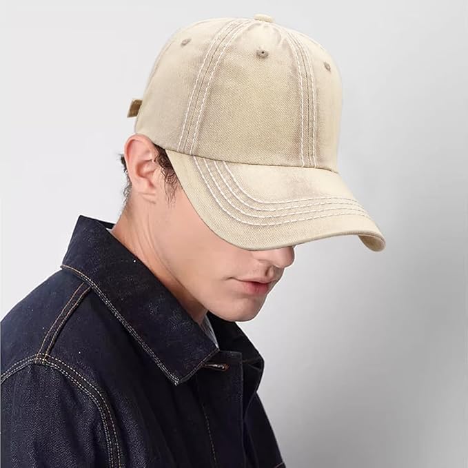 Baseball Cap Vintage Washed Hats Distressed Trucker Hat for Women Men