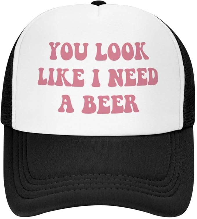 Funny Trucker Hat for Women Hot Pink Funny Gag Trucker Hats for Men Girls Trip