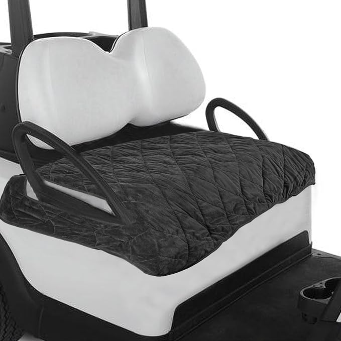 Golf Cart Seat Covers,EZGO Seat Cover,Heavy Duty Golf Cart Seat Blanket,Waterproof Travel Sports Cart Seat Cushion Covers for 2 Person Seats Club Car,Winter Golf Cart Accessories,Golf Cart Seat Cover