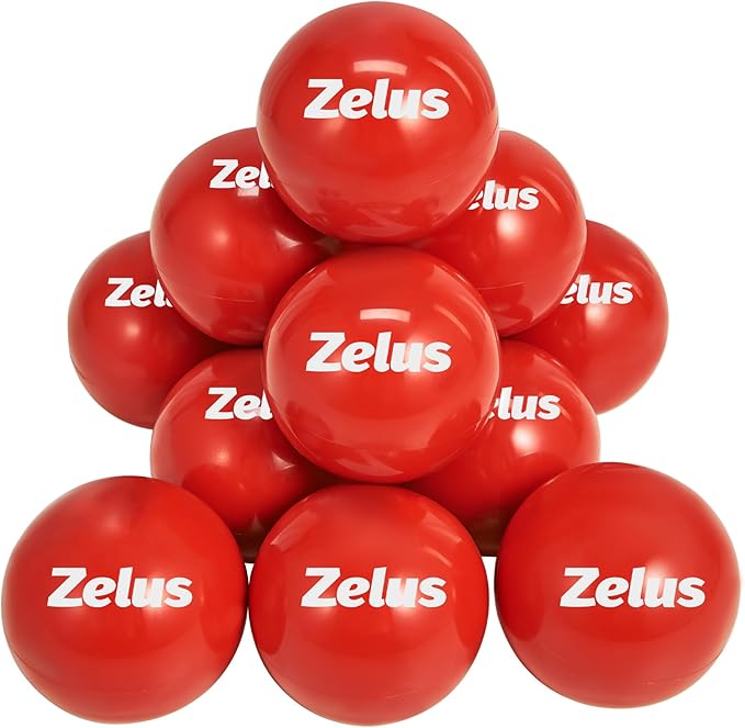 ZELUS Training Balls for Softball and Baseball Practice | 2.8-Inch 1 lb Weight Ball | Weighted Ball for Exercise | Baseball Accessory for Strength Hitting Batting Pitching Improvement