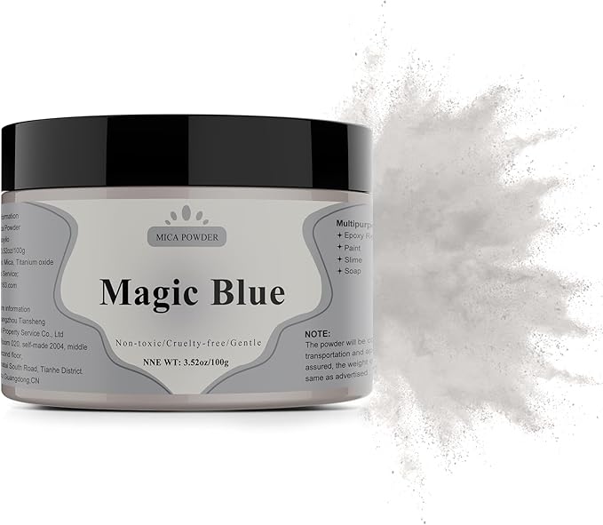 Mica Powder - 100g Mica Powder for Epoxy Resin - Metallic Color Pigment for by Yipoyilo