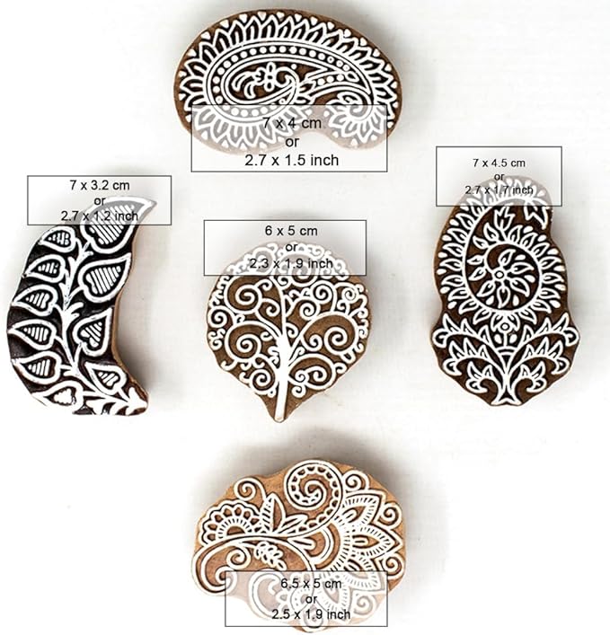 Handcarved Wooden Block Stamp for Printing Scrapbooking/Wooden Stamps for - Image 4