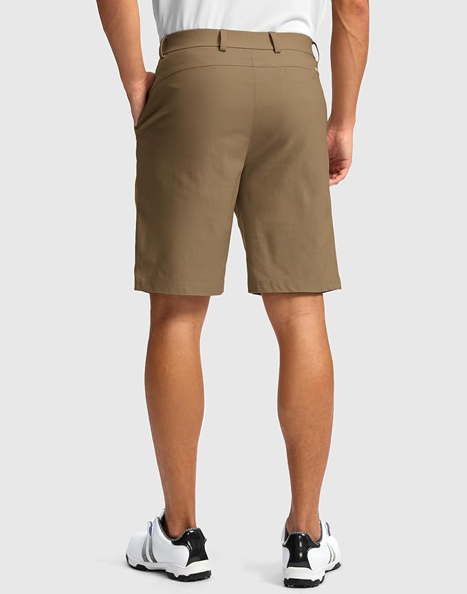 G Gradual Men's Golf Dress Shorts 5"/ 7"/ 9" Stretch Casual Work Flat Front Shorts for Men with 3 Pockets Quick Dry