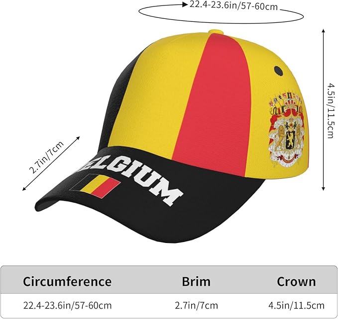 National Flags Baseball Cap for Men Women, Fashion Adjustable Sun Protection Visor Caps Trucker Hat Patriotic Caps